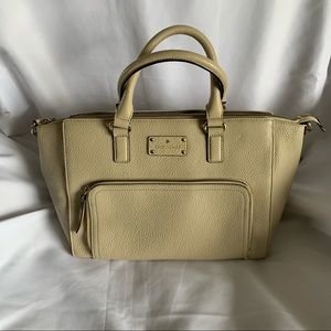Kate Spade Cream Pebble Leather crossbody NWOT